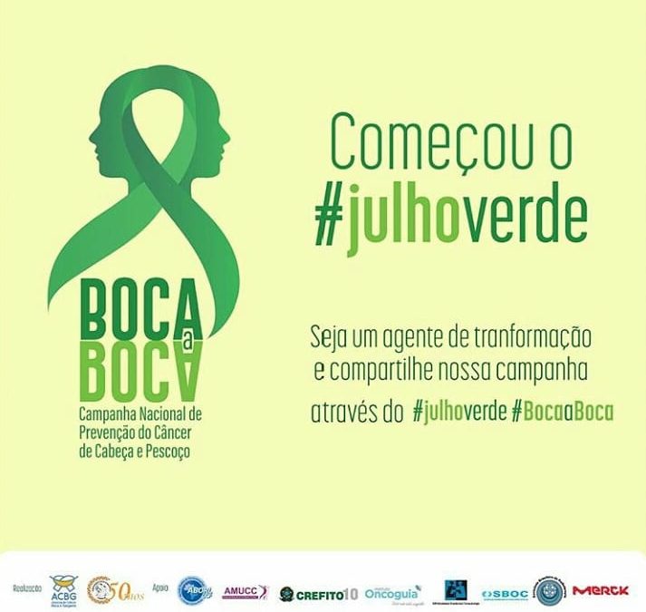 Napoleão Laureano inicia campanha de combate ao câncer de cabeça e pescoço (Julho Verde)