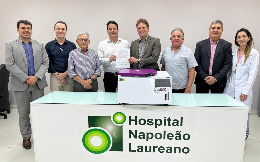 Centro de Estudos do Laureano recebe doação de equipamento para combater o câncer