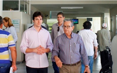 Visita do Dep. Federal Pedro Cunha Lima ao Hospital Napoleão Laureano
