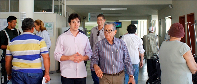 Visita do Dep. Federal Pedro Cunha Lima ao Hospital Napoleão Laureano