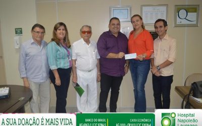 FCDL entrega doação ao Hospital Napoleão Laureano