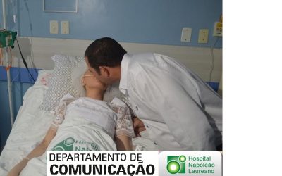 Jovem Sousense internada com Câncer Casou-se no Hospital Napoleão Laureano