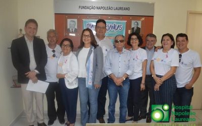 Representantes do Rotary Clube estiveram no Hospital Napoleão Laureano