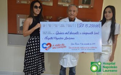 Rádio e ex-prefeito de Conceição promovem evento e arrecadam mais de R$ 15 mil para Hospital Napoleão Laureano