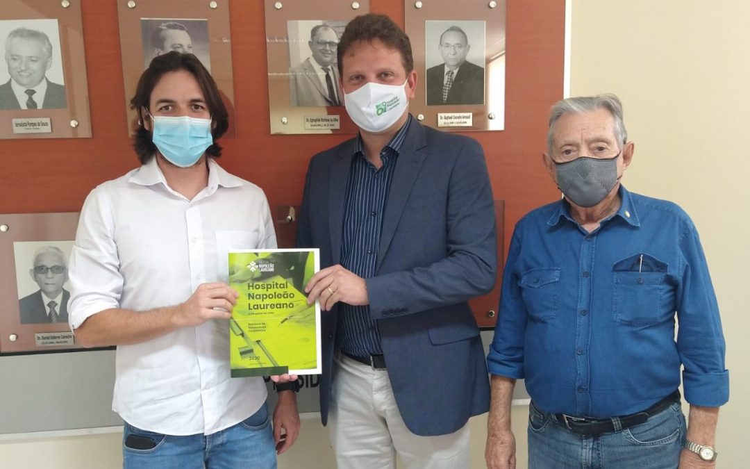 Pedro Cunha Lima reitera apoio ao Hospital Laureano