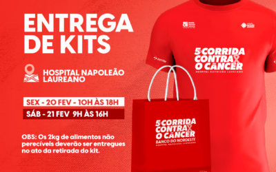 Entrega dos kits da 5ª Corrida Contra o Câncer começa hoje