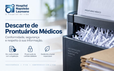 Hospital Napoleão Laureano realiza descarte de prontuários médicos